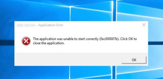 Fix 0xc000007b The Application Was Unable To Start Correctly